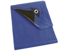 Bâche 180g/m2 oeillets et renforts 3 x 4m