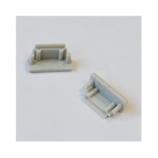 Lot de 2 bouchons de terminaison pour profilé led plat