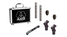 Couple de micros appairés AKG C451 avec valise et accessoires