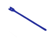 attache cable velcro bleu gros modèle 30cm X 2.5cm à scratch