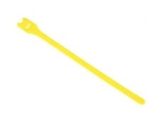 attache cable velcro jaune gros modèle 30cm X 2.5cm à scratch