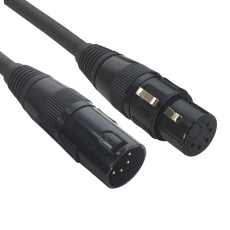 Câble DMX 110ohms XLR 5 broches connectées male Femelle 3m