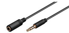 Câble prolongateur mini jack TRRS rallonge 1m50