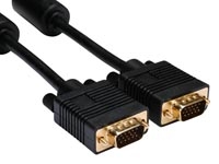 Cable VGA mâle vers VGA mâle noir 10m