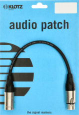 M1K1FM0030 Klotz – Câble XLR audio Mâle femelle longueur 30cm