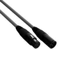CDMX-0,6 Hilec - Câble DMX XLR 3 broches mâle femelle longueur 60cm