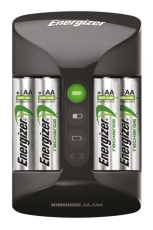 Chargeur Energizer LR3 AAA et LR6 AA avec 4 LR6 AA 2000mAh