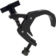 Clamp noir alu CMU 100kG pour tube 50mm adpatable 42 à 60mm