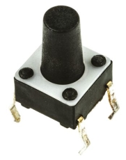 Commutateur tactile bouton poussoir à souder