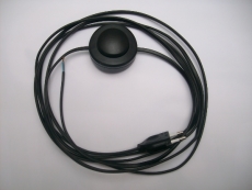 Cordon d'alimentation 3,50m avec prise et inter à pied noir