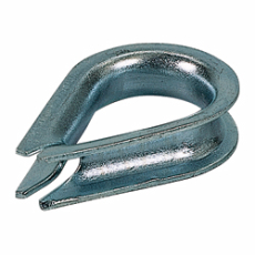 Cosse coeur 5 mm pour câble 5mm max