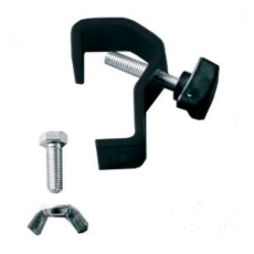 Crochet pour structure de 16 à 30mm acier noir petit format