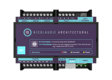 DINA DR2 contrôleur d'éclairage sur Rail Din 99 scènes DMX