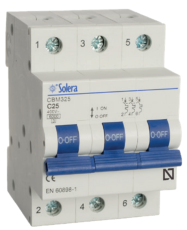 Disjoncteur 6Ka 3P 3 modules 32A