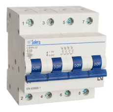 Disjoncteur 6Ka 4P 4 modules 32A