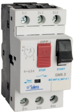 Disjoncteur moteur 4 à 6.3A déclencheur magnétothermique