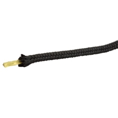 Drisse Nylon polypropylène tréssée 10mm noire vendure au mètre