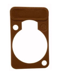 DSS-BROWN Neutrik – Repérage de couleur pour embase série D – Marron