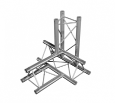DT 23/2-T42-DTD Duratruss - Structure en T 4 voies 90°, système rapide