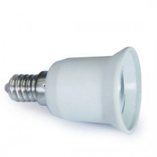 Adaptateur E14  petit culot vis vers E27 culot à vis standard