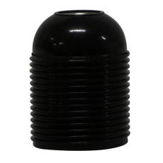 Douille plastique E26 filetée noire avec sortie sur tige M10