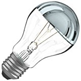 Lampe E27 calotte argentée 230V 60W code 0017740
