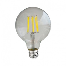 Ampoule globe à filament led 95mm 8W blanc neutre 4000K