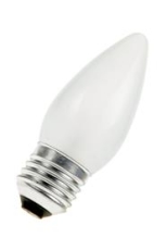 lampe E27 flamme 240V 40W dépolie