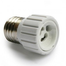 Adaptateur culot à vis standard E27  vers douille GU10