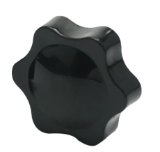 Écrou molette M10 plastique noir pour projecteurs