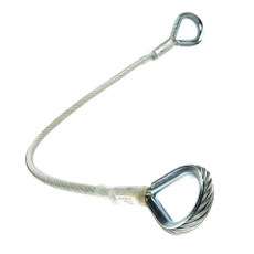 Elingue câble acier 10 mm - gaine transparente - CMU 1 T - 2,5 m