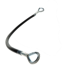 Elingue câble acier 3mm - gaine noire - CMU 90kg - 1,5 m