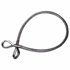 Elingue acier 10 mm CMU 1000 kg 1,5 m  gaine plastique