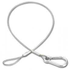 Elingue de sécurité CMU 70Kg cable 3mm longueur 60cm