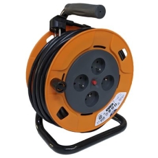 Enrouleur electrique 3X1.5mm2 25m noir