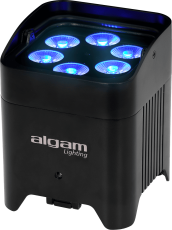 EVENTPAR612-HEX-IP Algam Lighting - Projecteur led sur batterie 6 X 12W RGBWA + UV - Wireless dmx - IP65