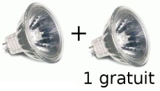 lot de 2 lampes EXN 12V 50W GU5.3 38°