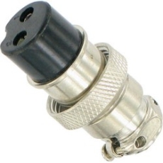 Fiche GX16 2 broches femelle 230V 5A