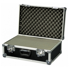 Flight case type valise de transport 580X370 mm hauteur 240 avec mousse de calage