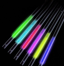 Lot de 25 pailles fluorescentes