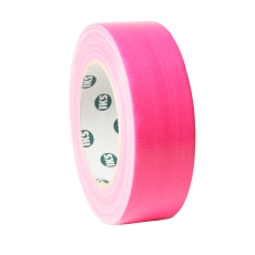 Gaffer Fluo rose toilé 25m largeur 38mm