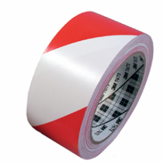 Gaf Adhésif de sécurité Blanc rouge 50mm x 33m