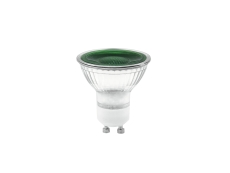 Ampoule LED GU10 230V 7W verte