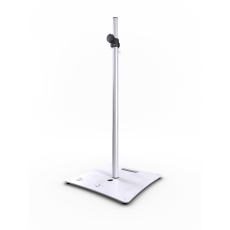 Stick-SW Hilec - Pied pour enceinte avec embase lourde carrée • Tube de rallonge de 35 mm • 2 filetages M20 pour une