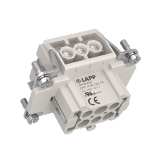 Insert femelle type Harting 6 pôles à vis