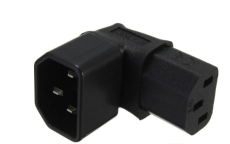 Adpatateur IEC C13 coudé à 90°