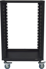 Rack metal 16U sur roulettes format 19 pouces
