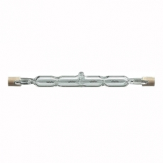 Ampoule quartz halogène éco PHILIPS plusline ES 240V 120W équivalent 150W 118mm