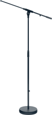Pied micro à base ronde K&M 26020 hauteur reglable avec perchette télescopique