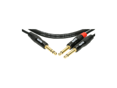 KY1-300 Klotz - Câble Jack TRS 6.35mm vers 2 Jack TS 6.35 mâles 3m